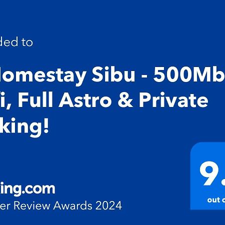 H Homestay Sibu - 500Mbps Wifi, Full Astro & Private Parking! מראה חיצוני תמונה